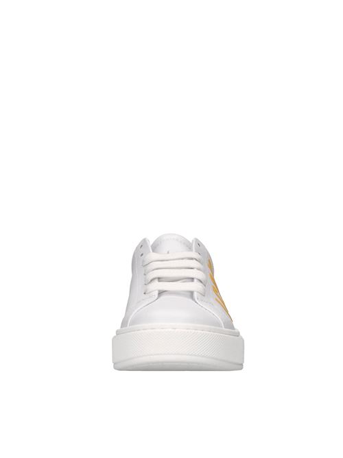 Sneakers in pelle DSQUARED2 | 80313 GINEVRA/TRESORBIANCO-GIALLO